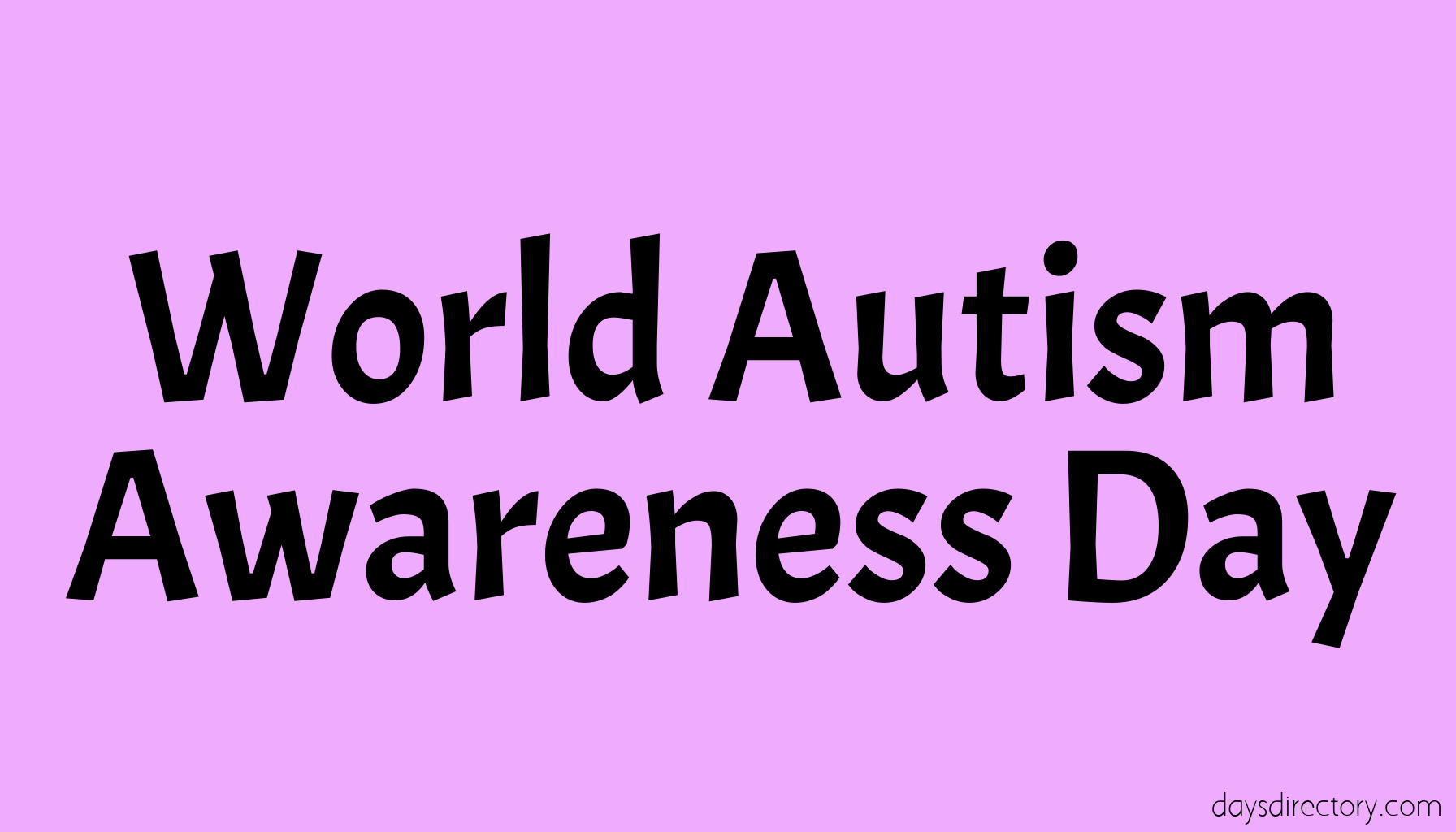 World Autism Awareness Day