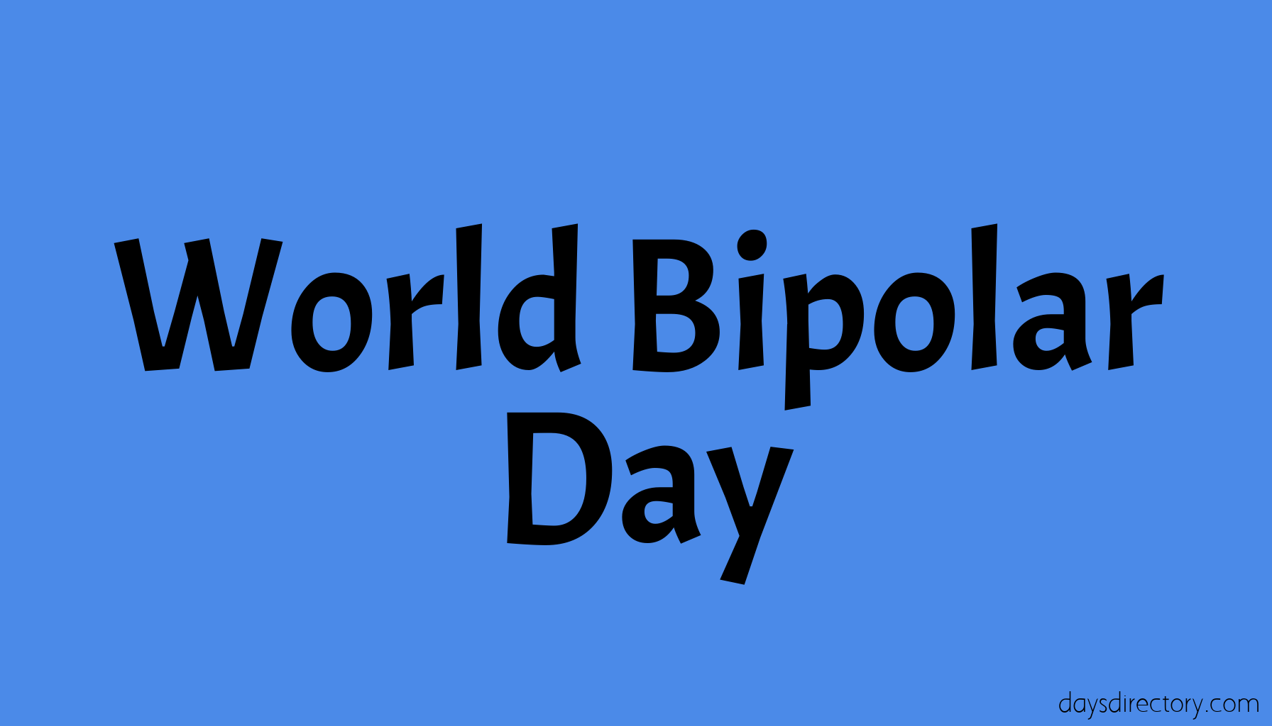 World Bipolar Day