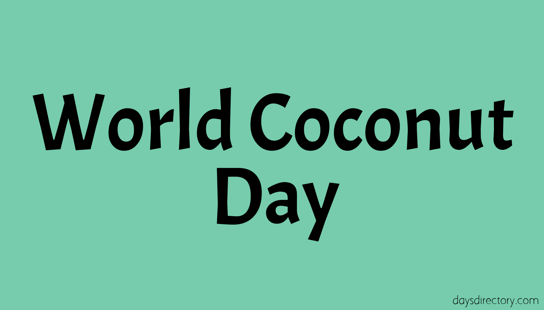 World Coconut Day