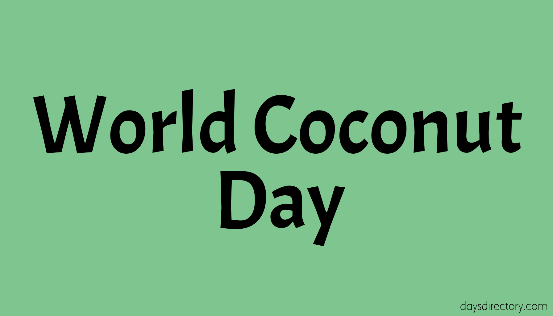 World Coconut Day