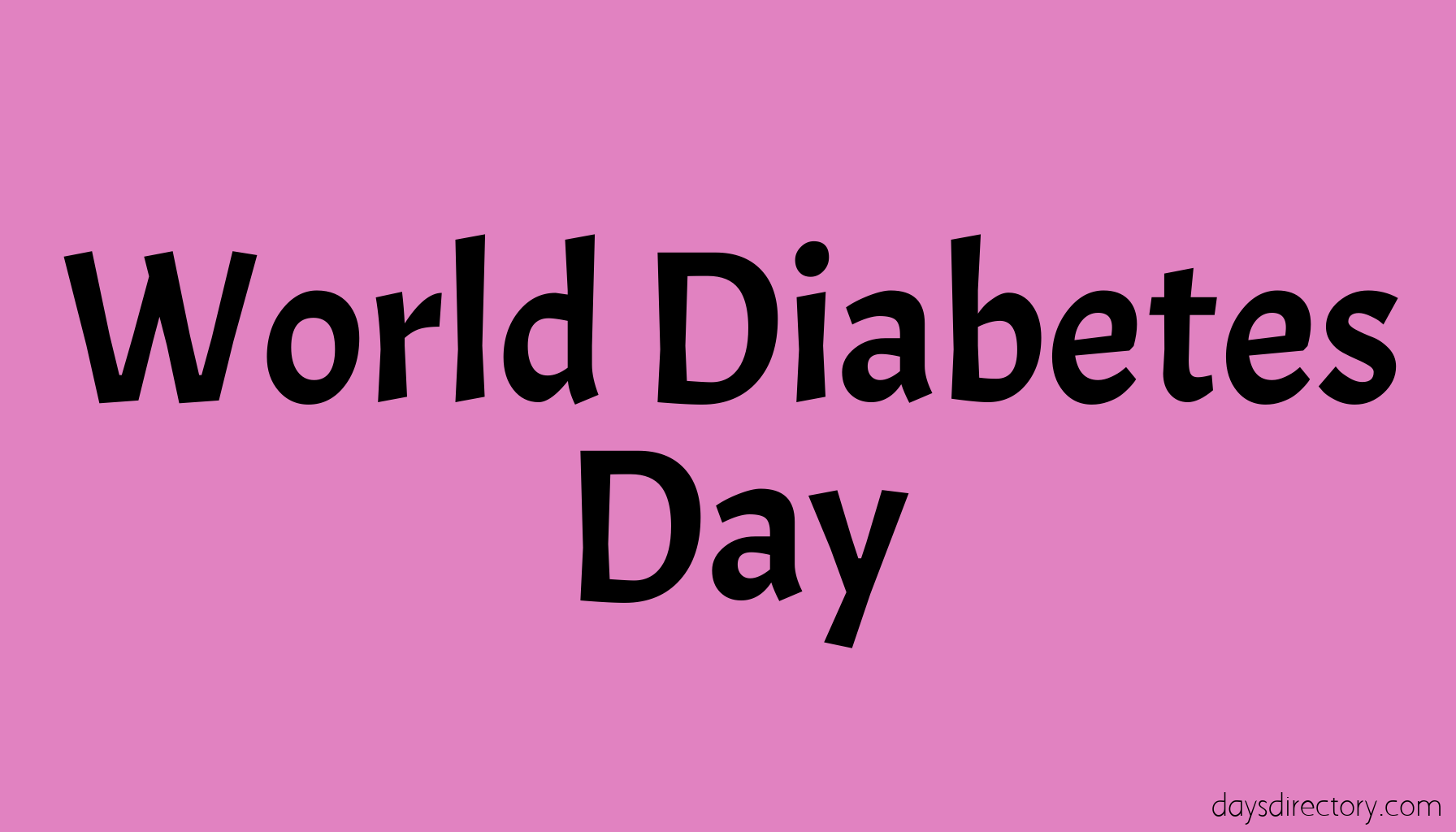 World Diabetes Day