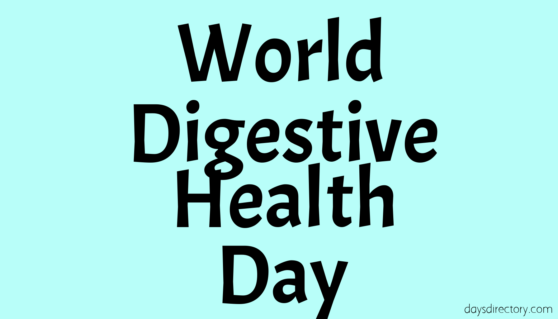 World Digestive Health Day