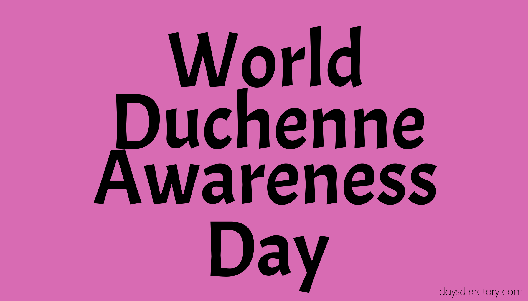 World Duchenne Awareness Day