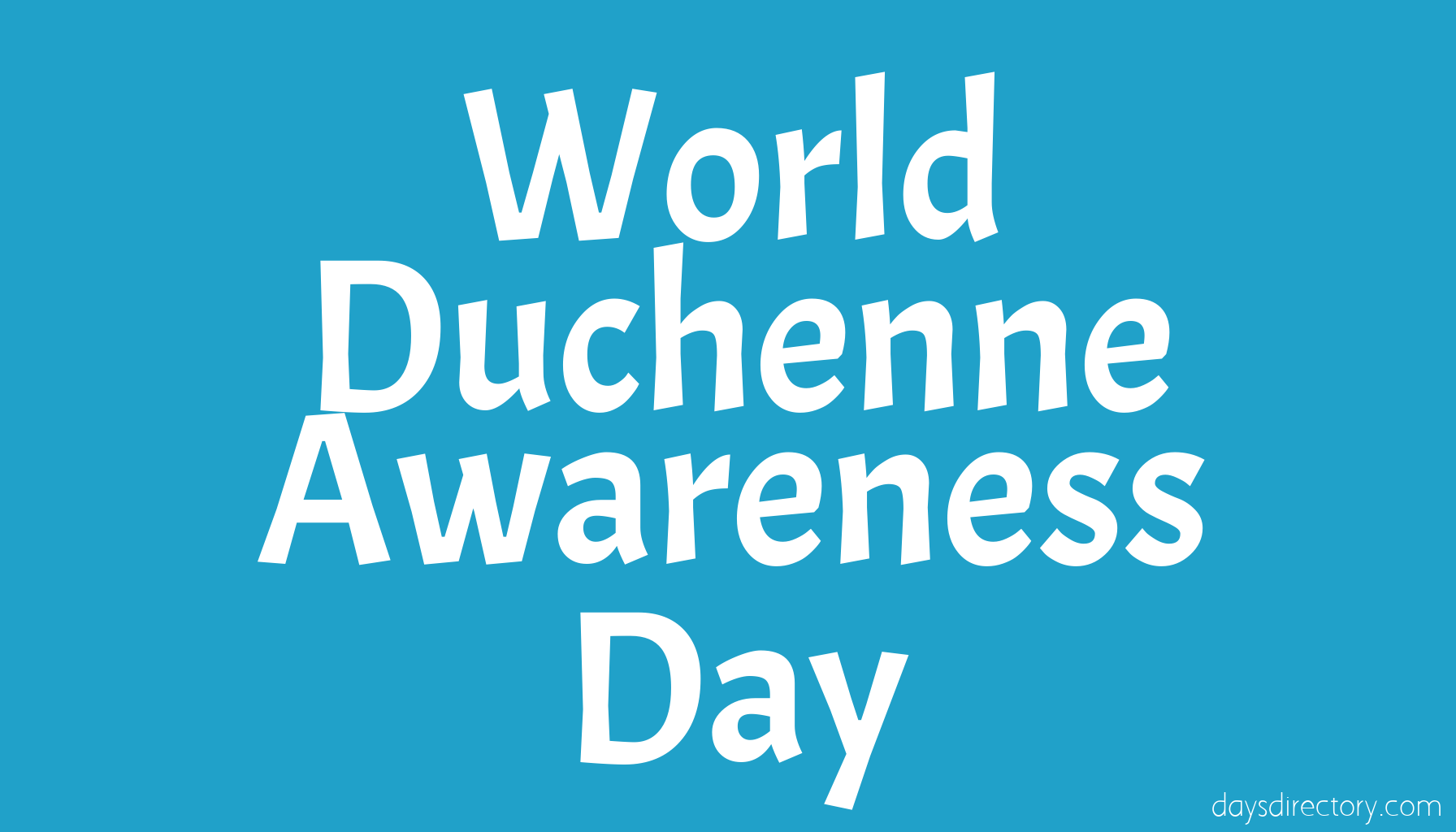 World Duchenne Awareness Day