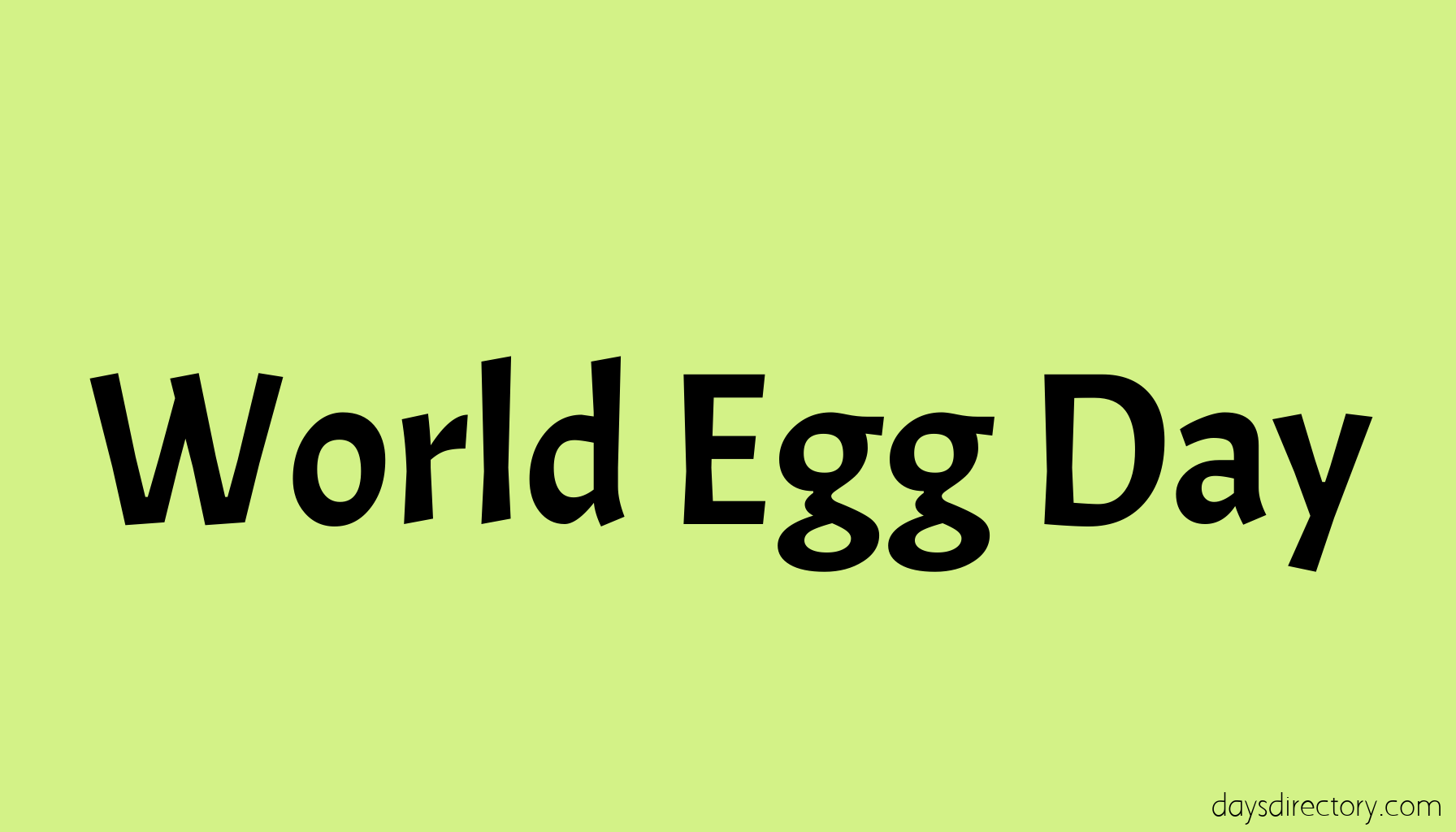 World Egg Day