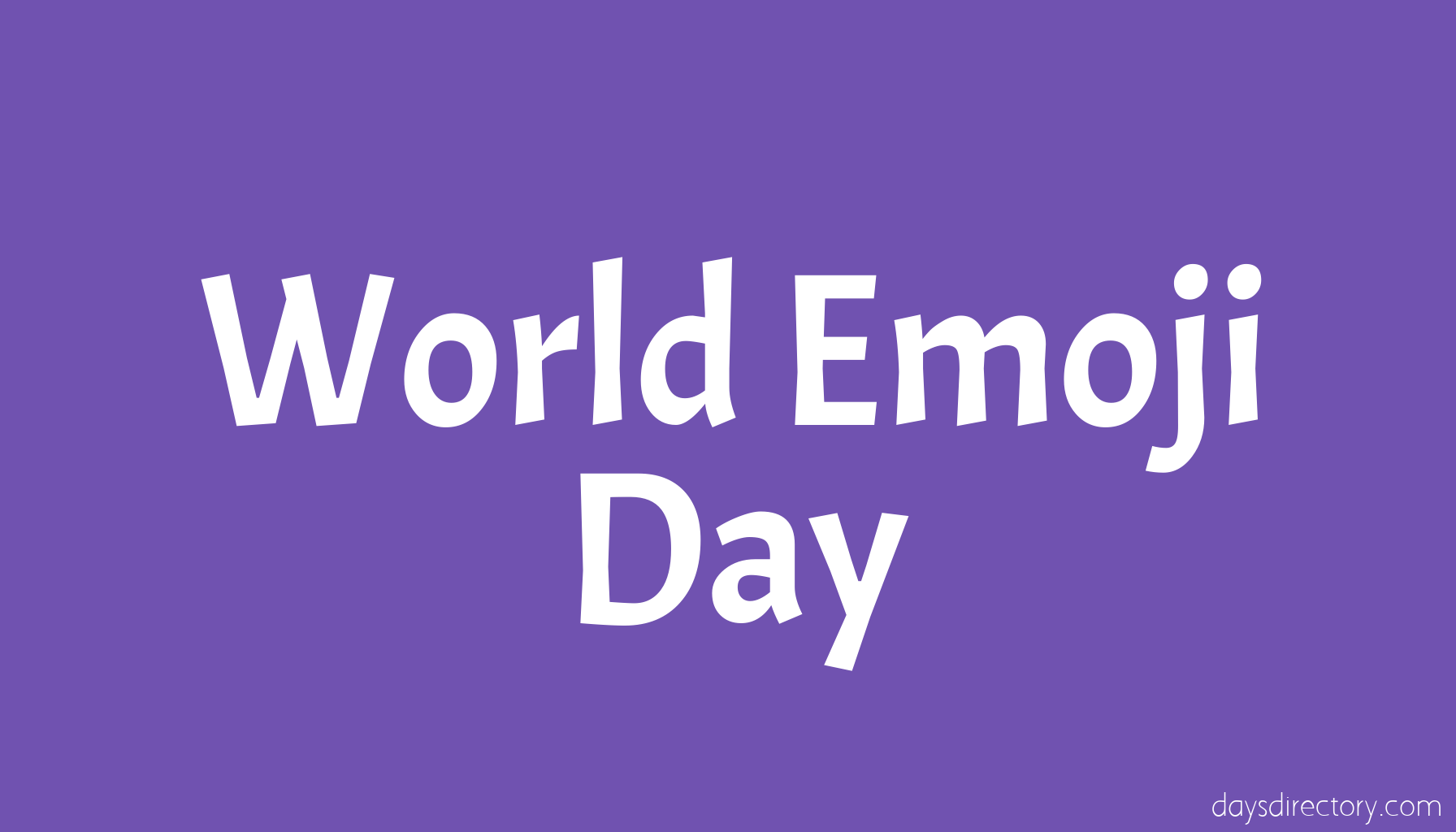 World Emoji Day