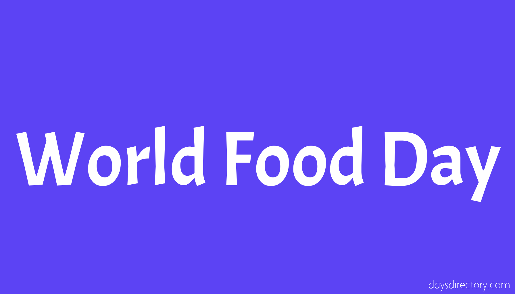 World Food Day