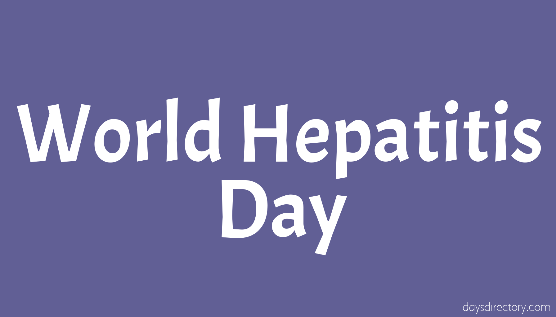 World Hepatitis Day