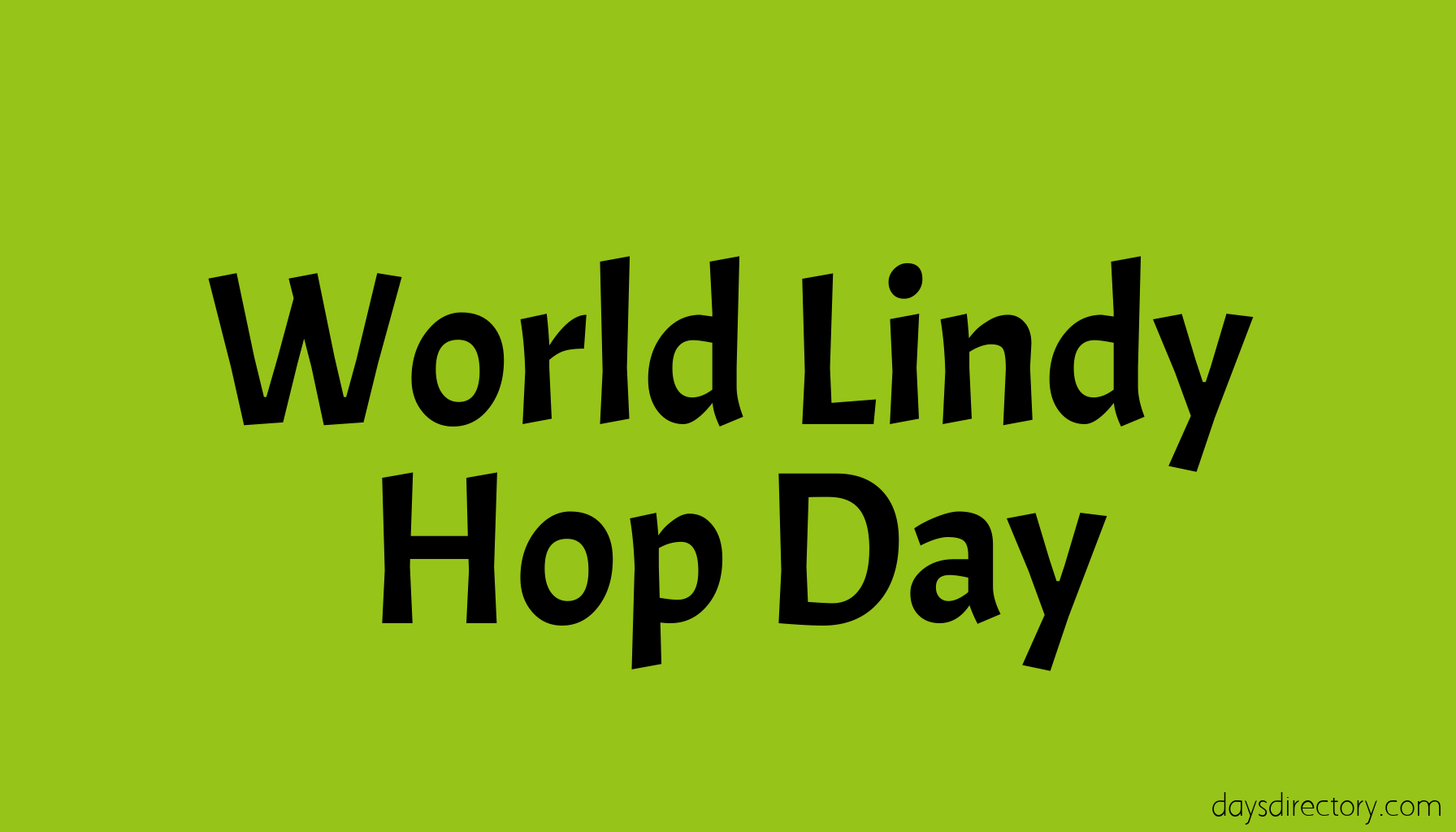 World Lindy Hop Day
