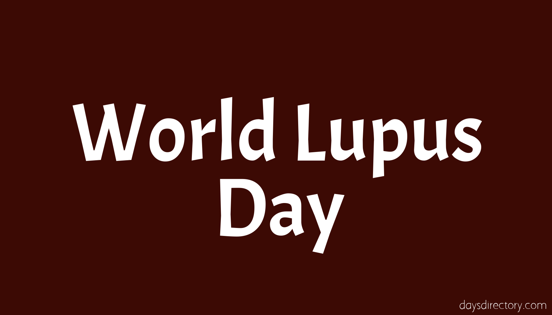 World Lupus Day