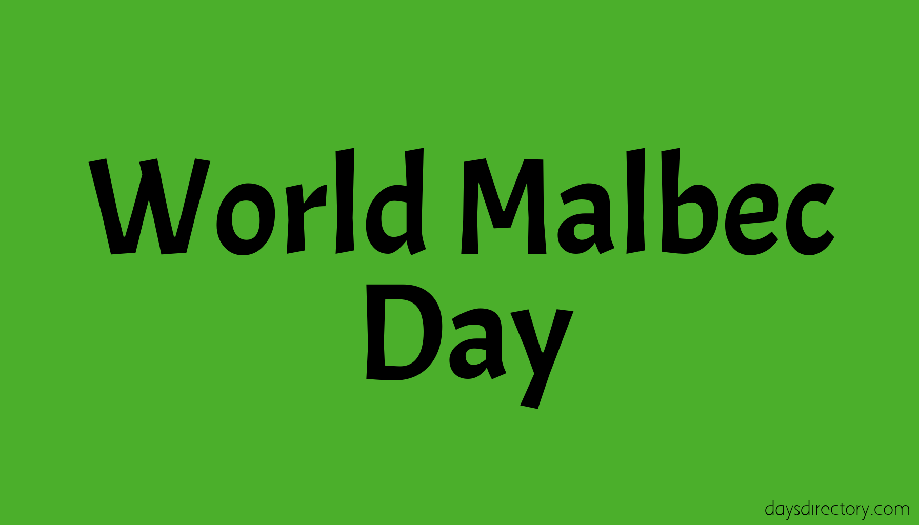 World Malbec Day