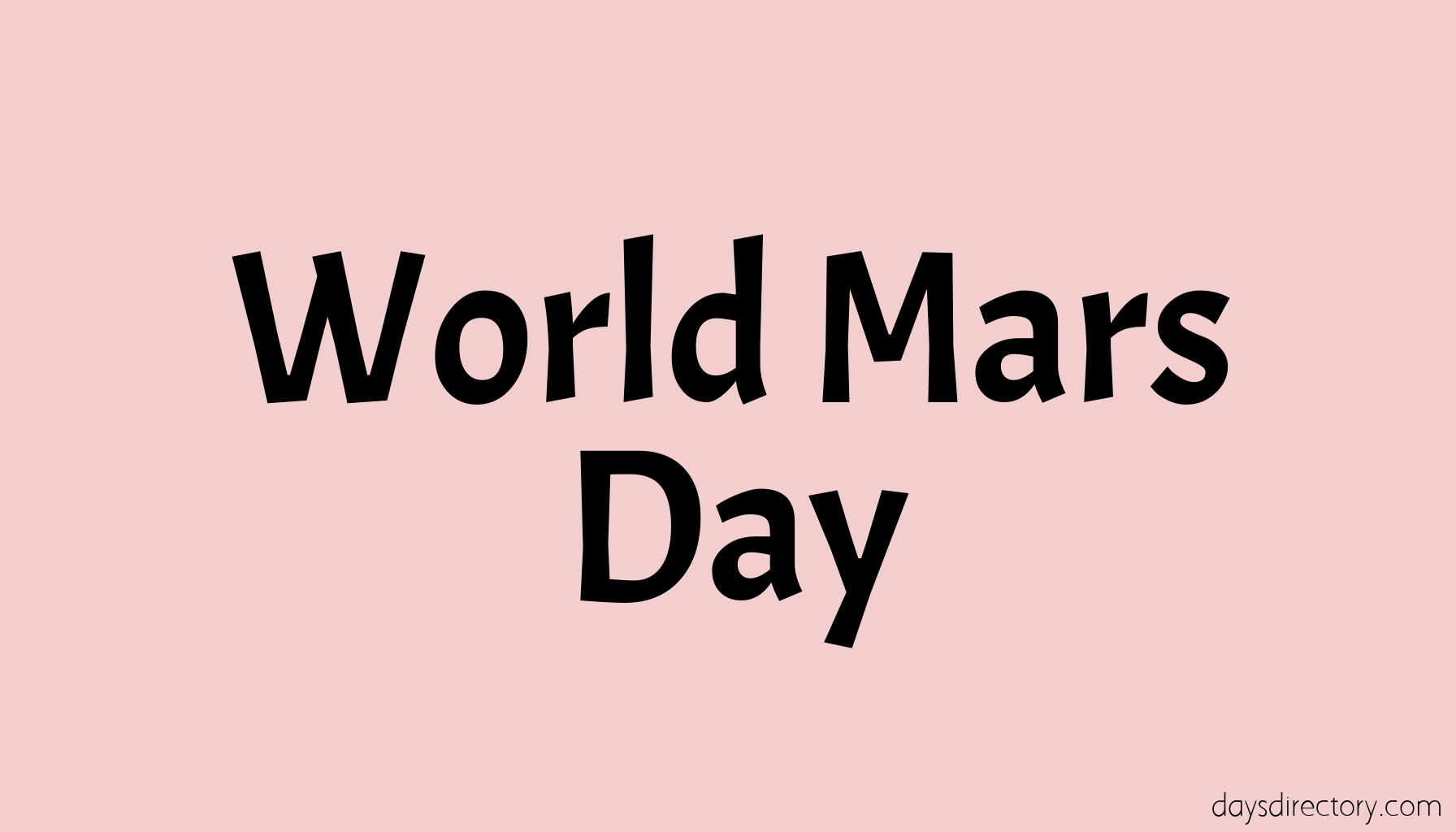 World Mars Day