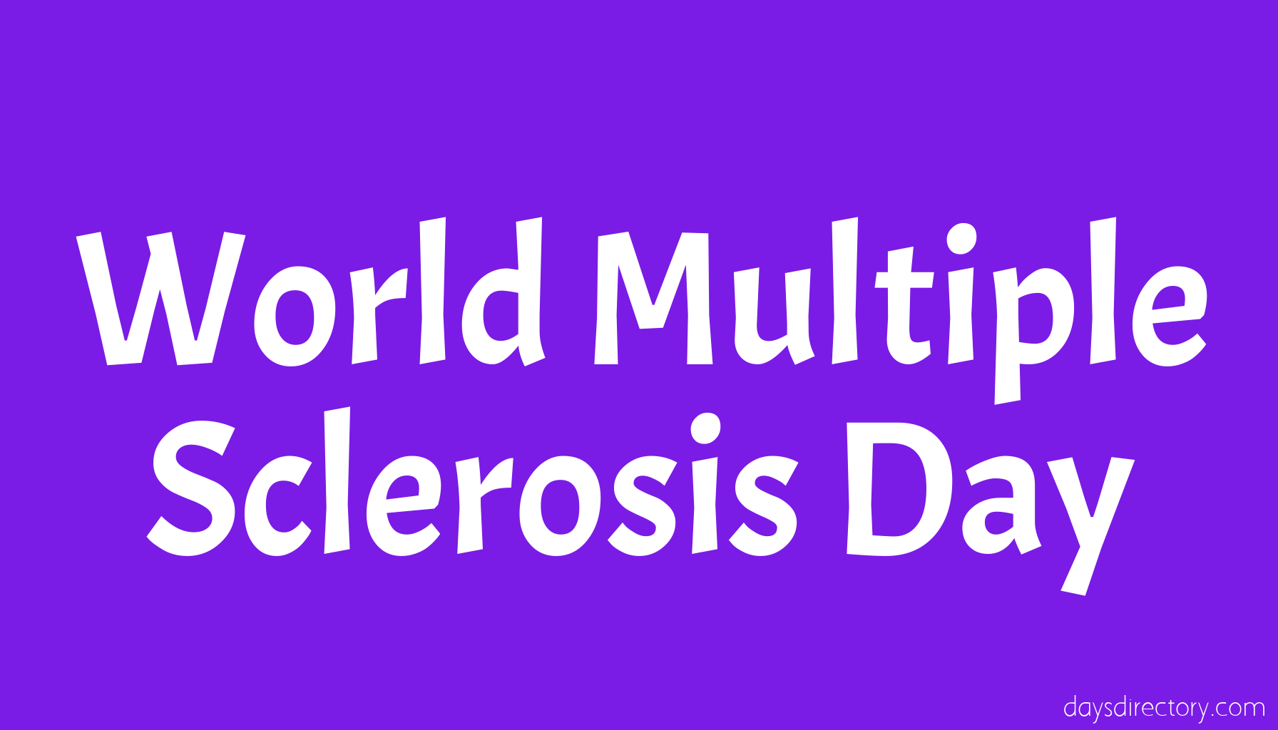 World Multiple Sclerosis Day