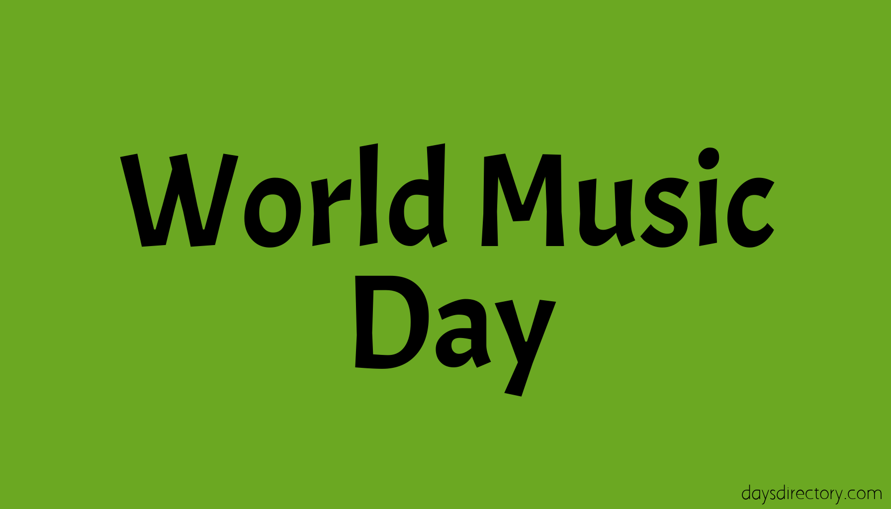 World Music Day