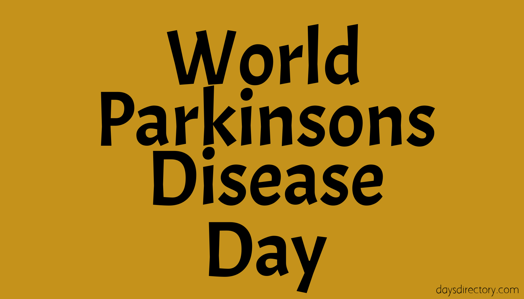 World Parkinsons Disease Day