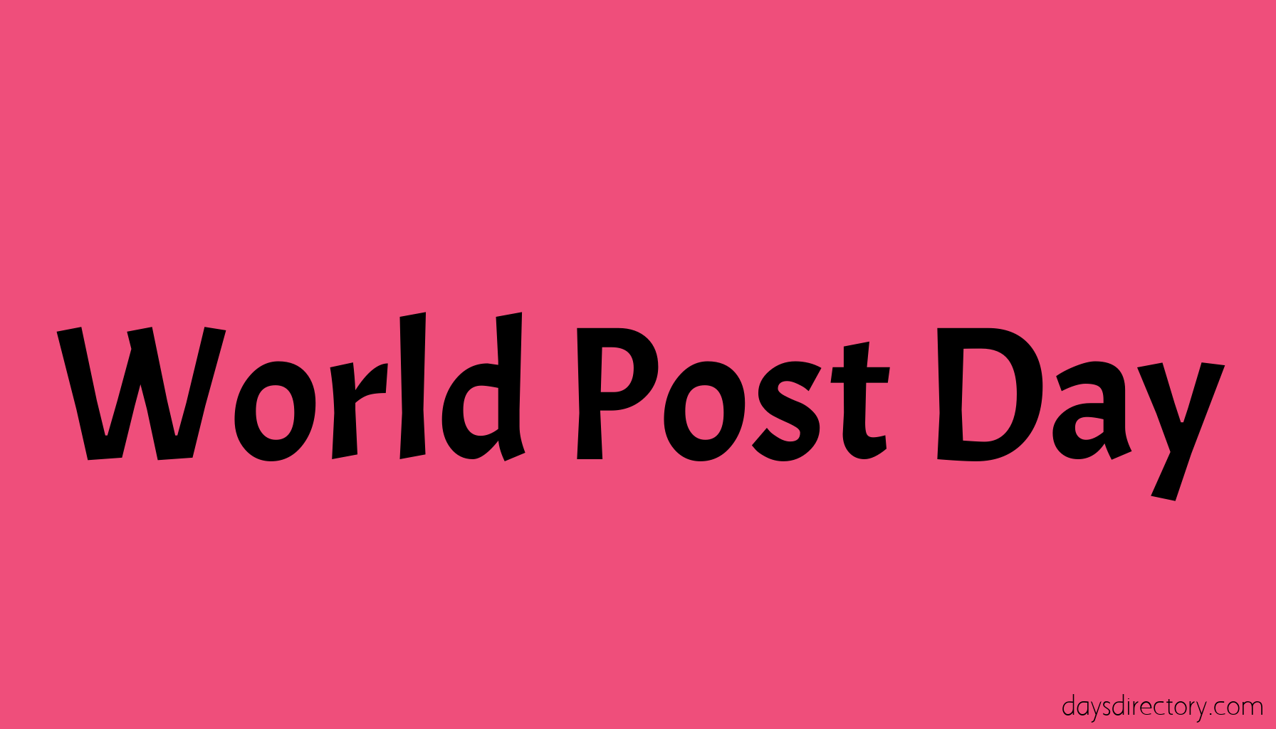 World Post Day