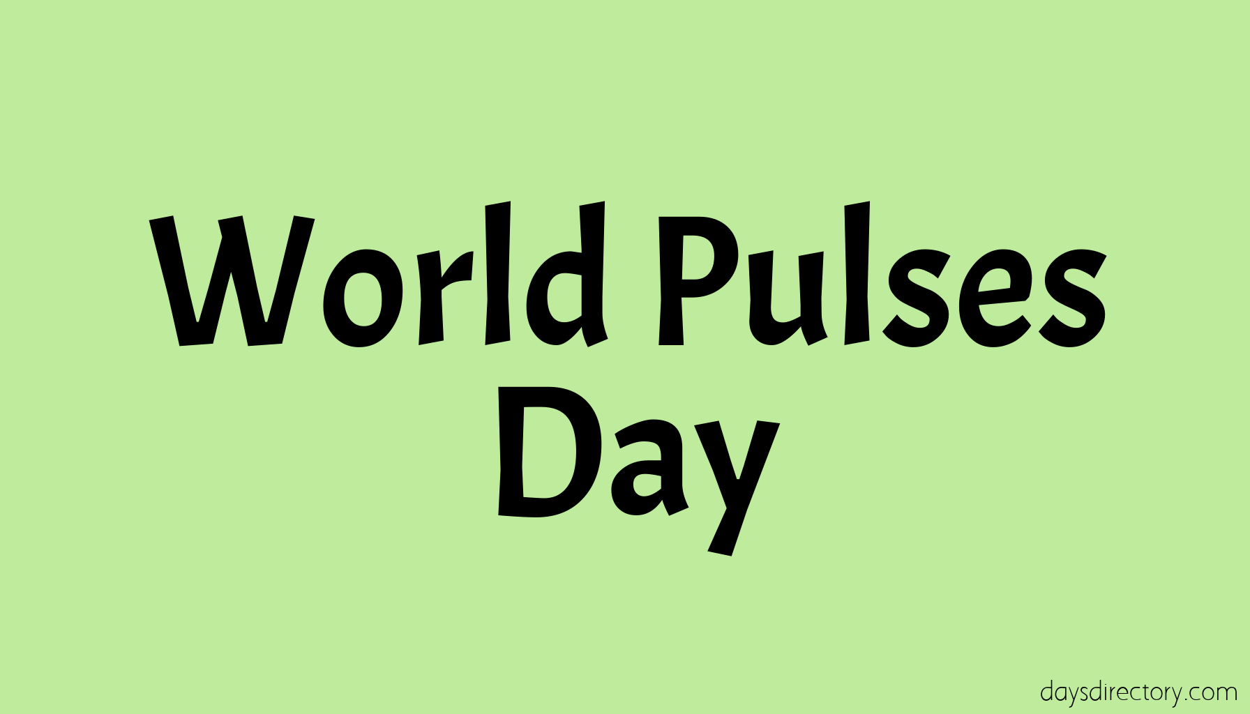 World Pulses Day