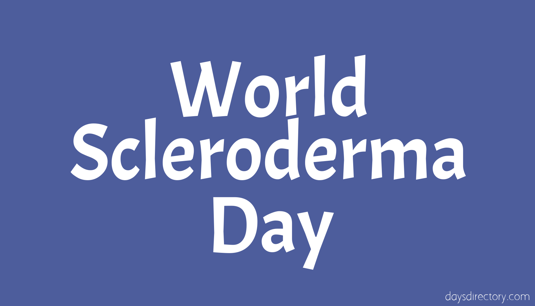 World Scleroderma Day