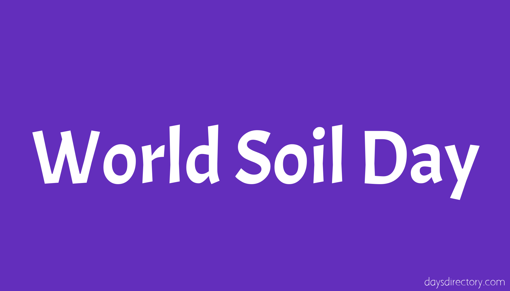 World Soil Day