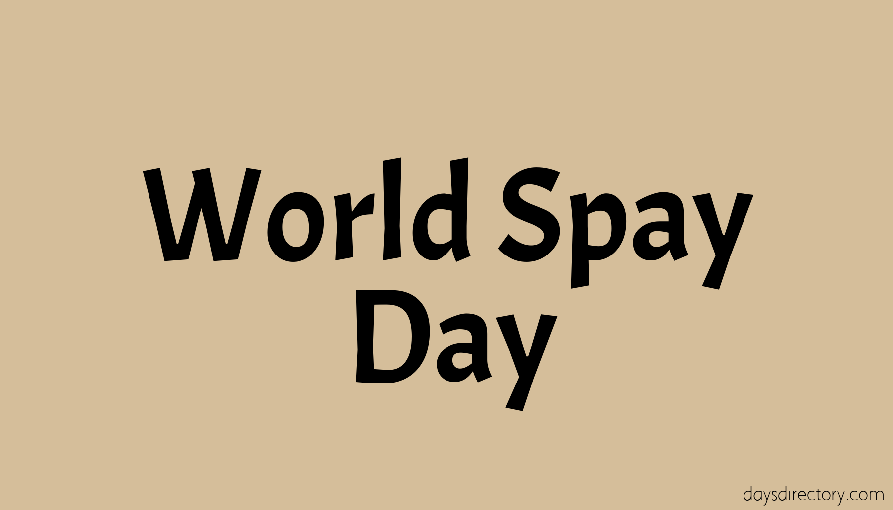 World Spay Day