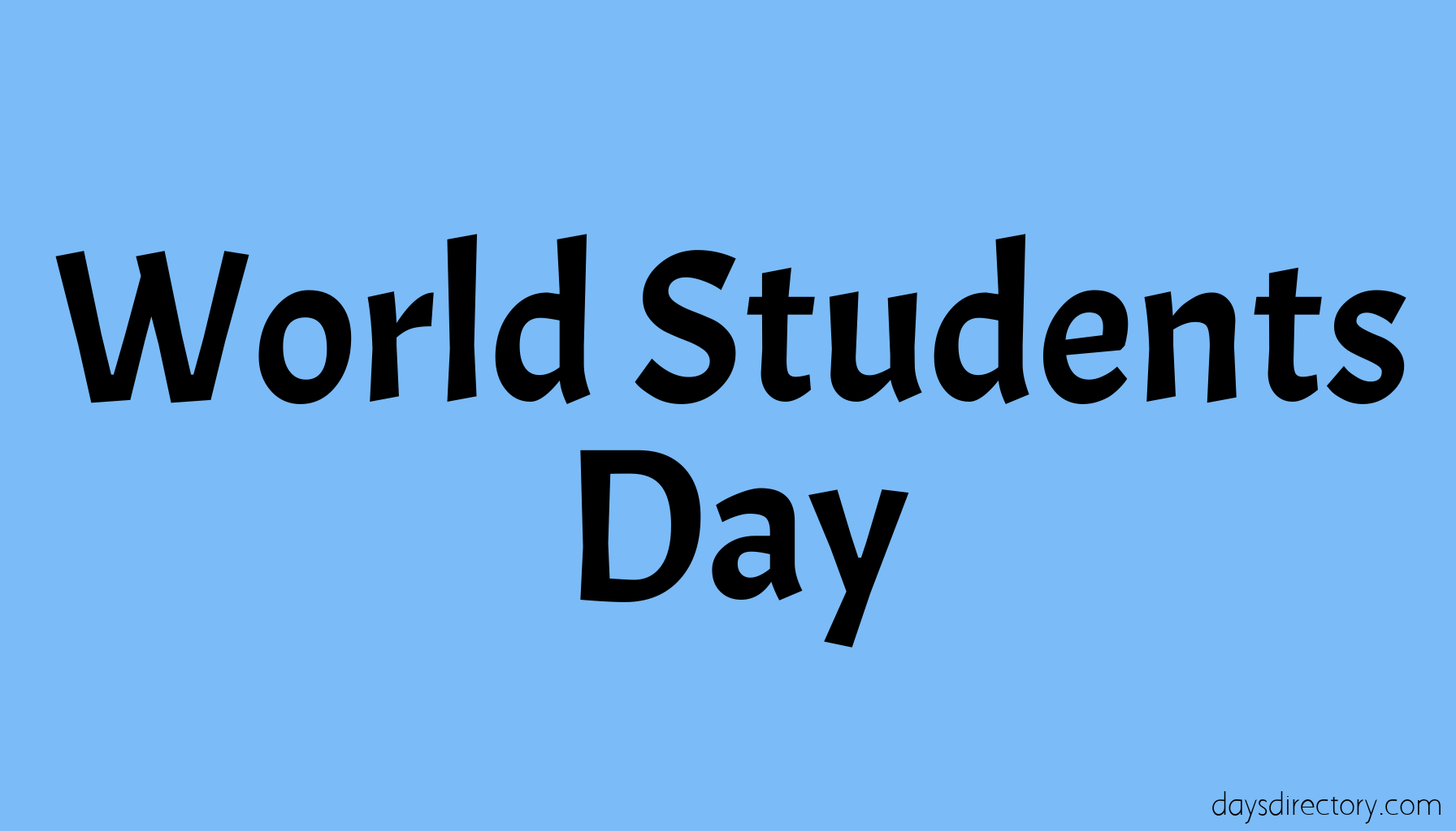 World Students Day