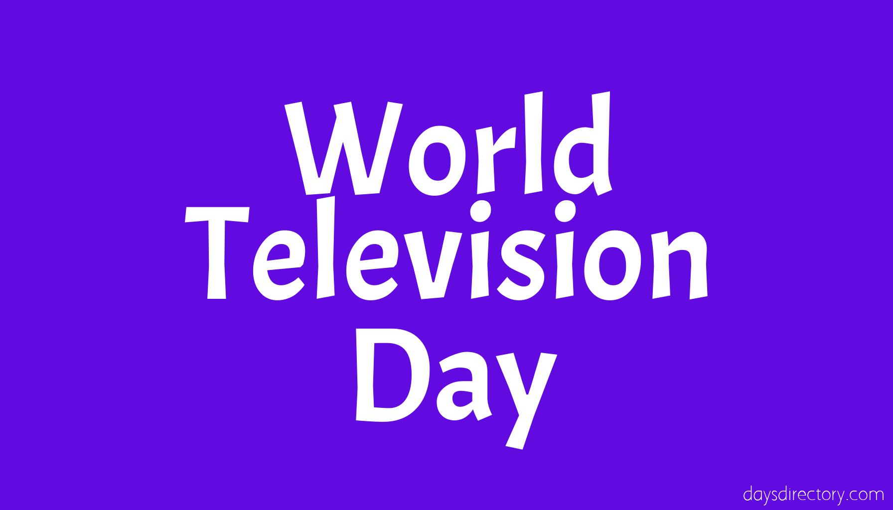 World Television Day