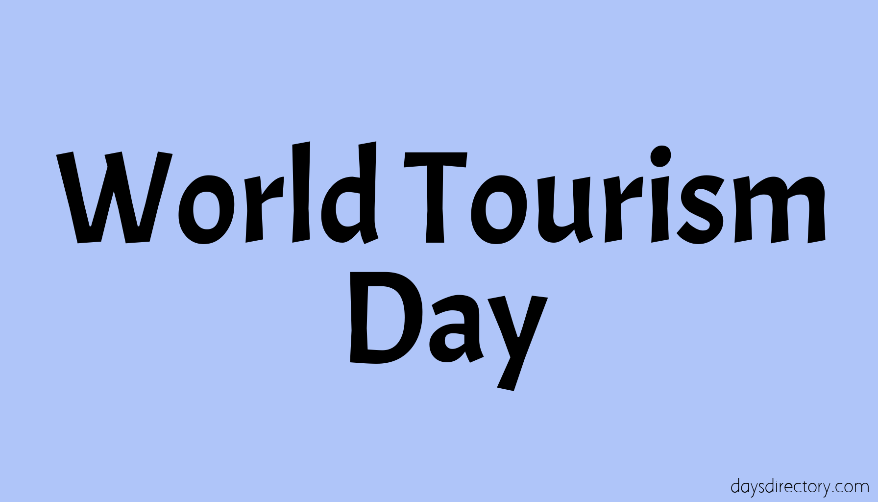 World Tourism Day