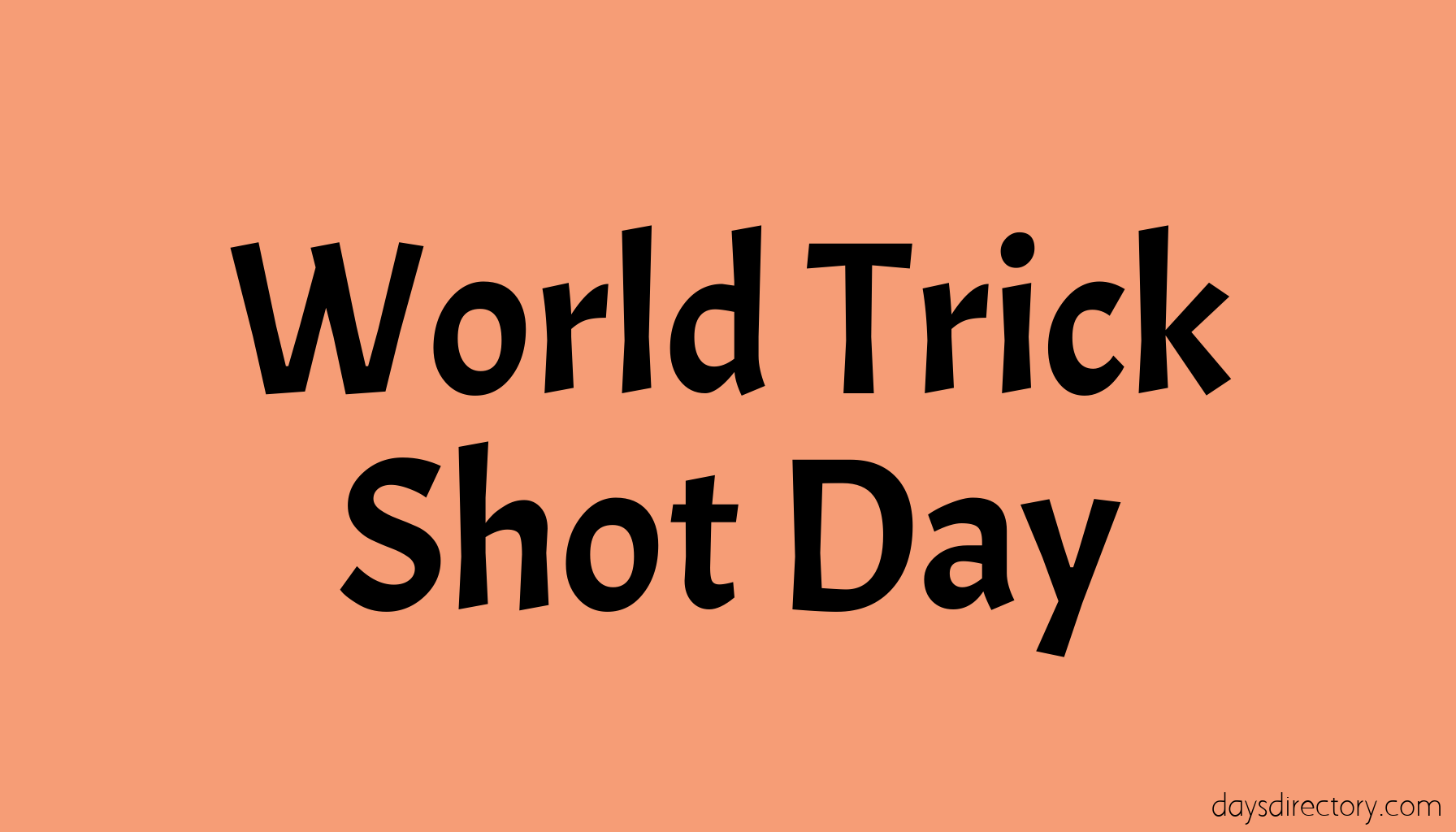 World Trick Shot Day