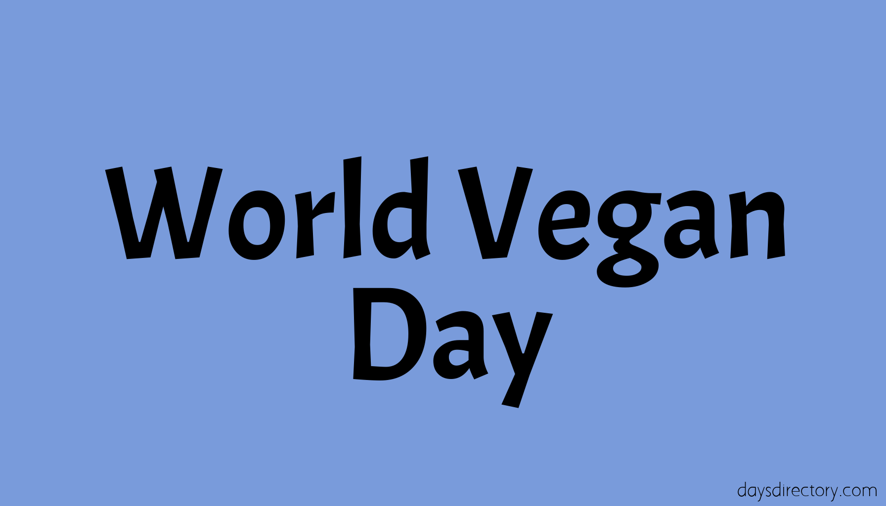 World Vegan Day