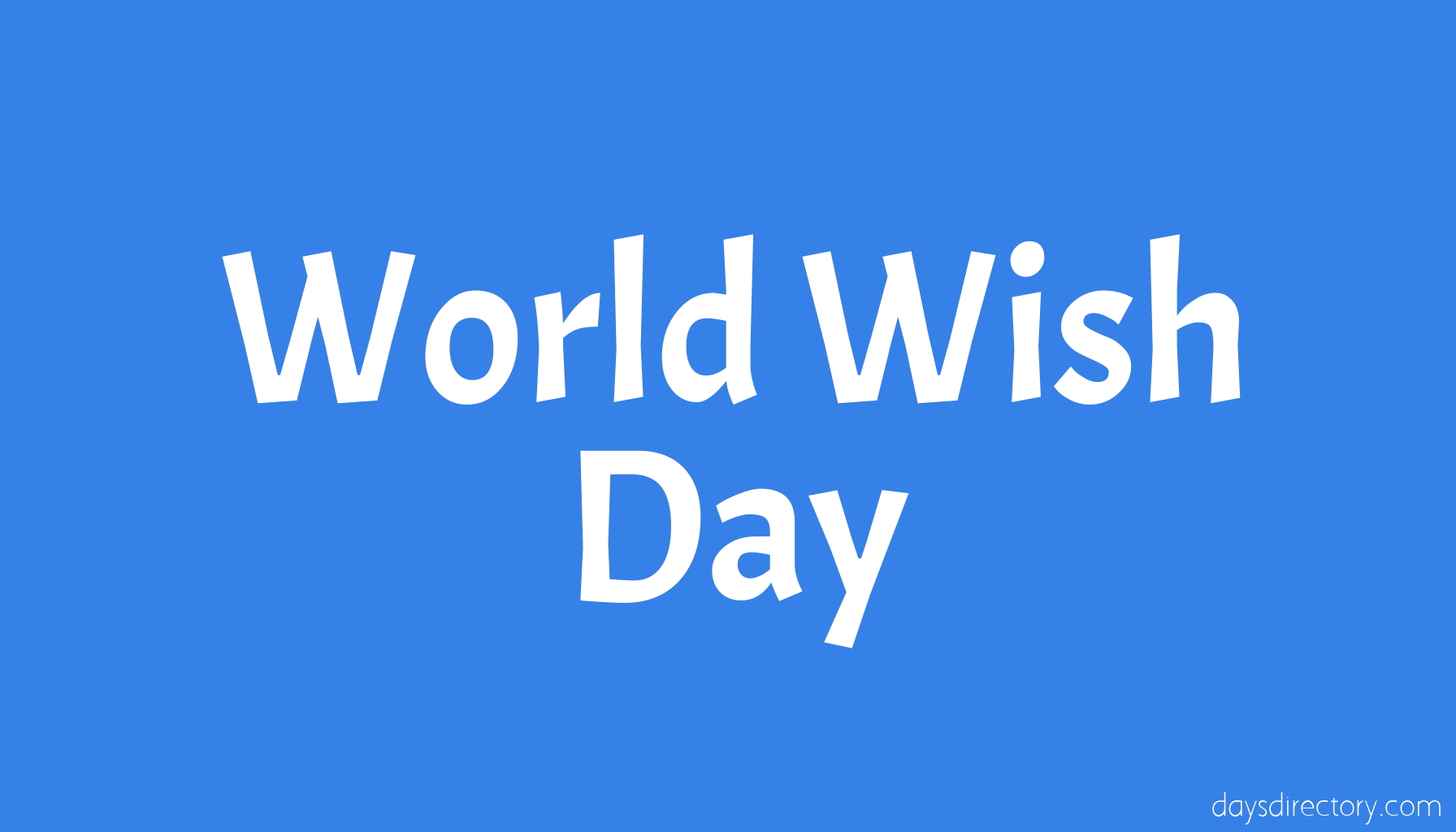 World Wish Day