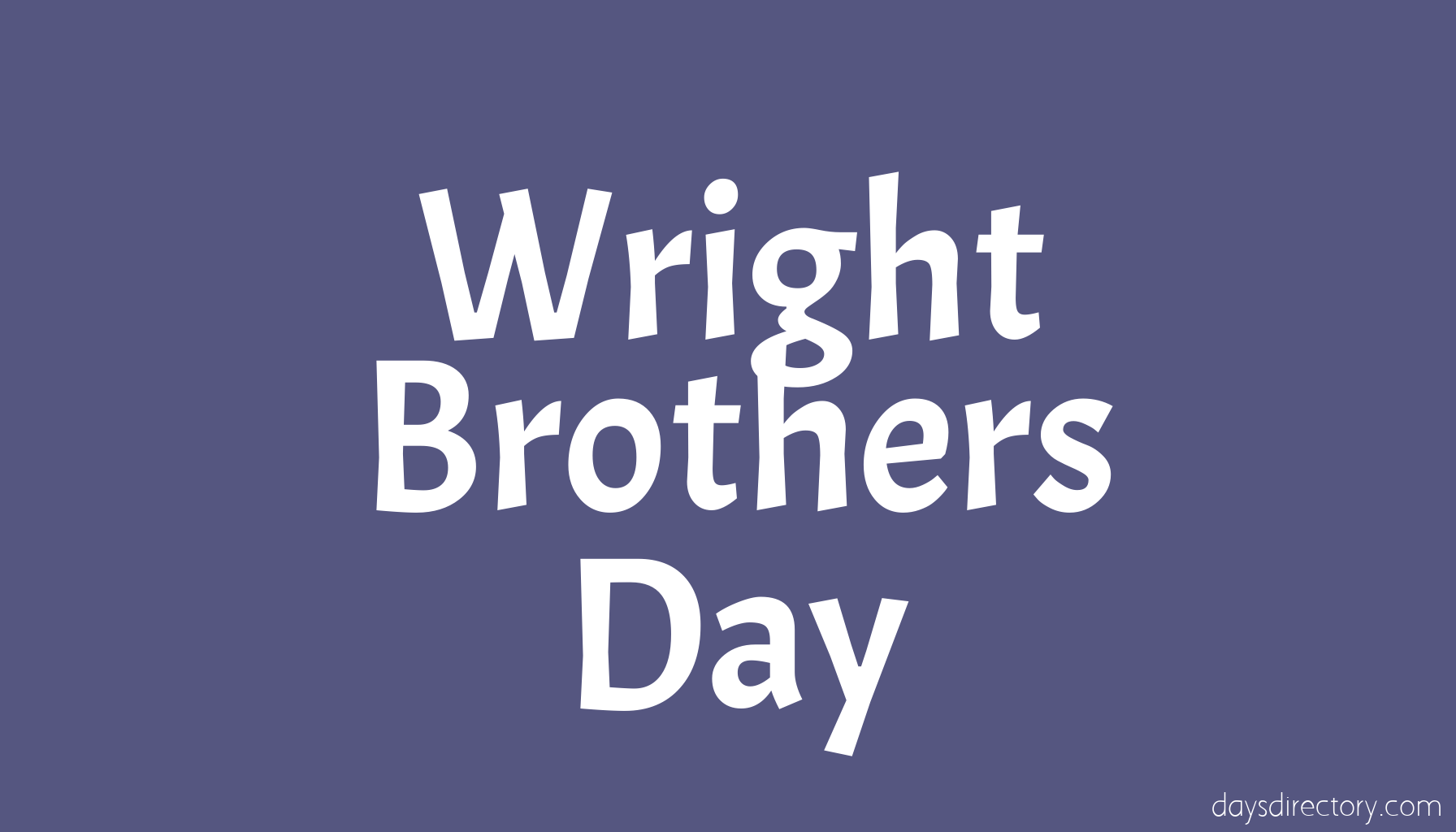 Wright Brothers Day