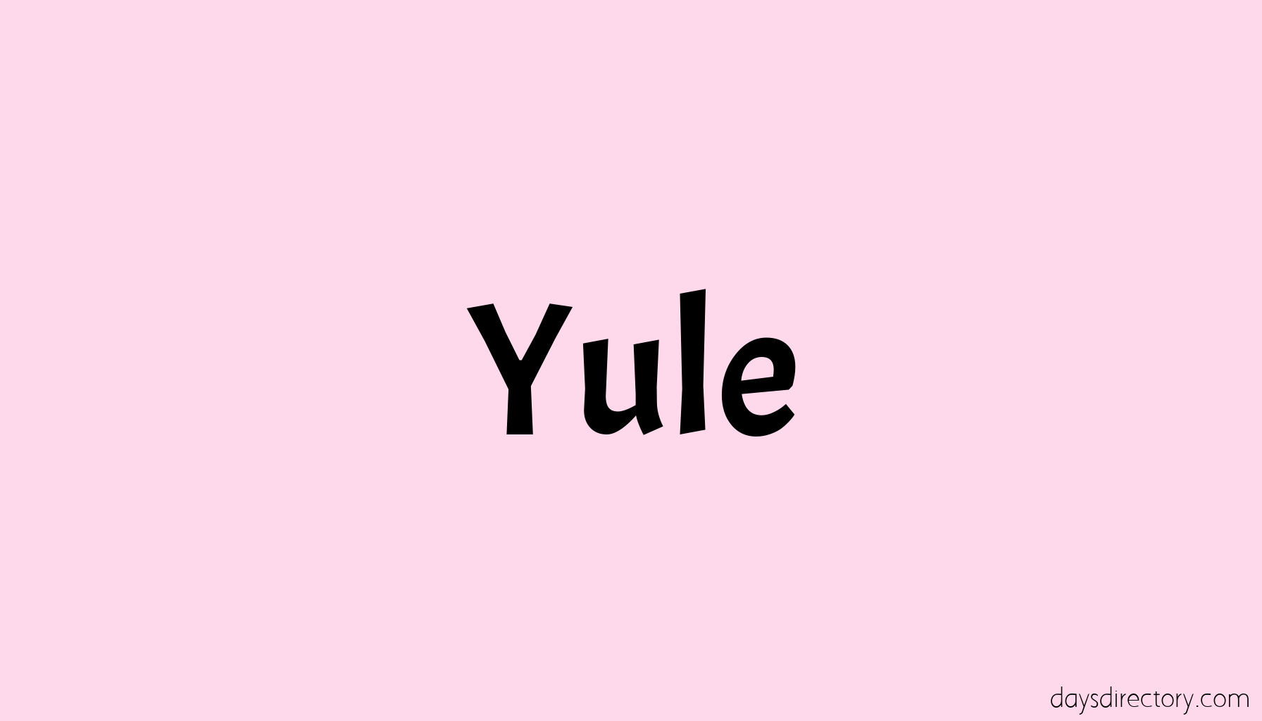 Yule